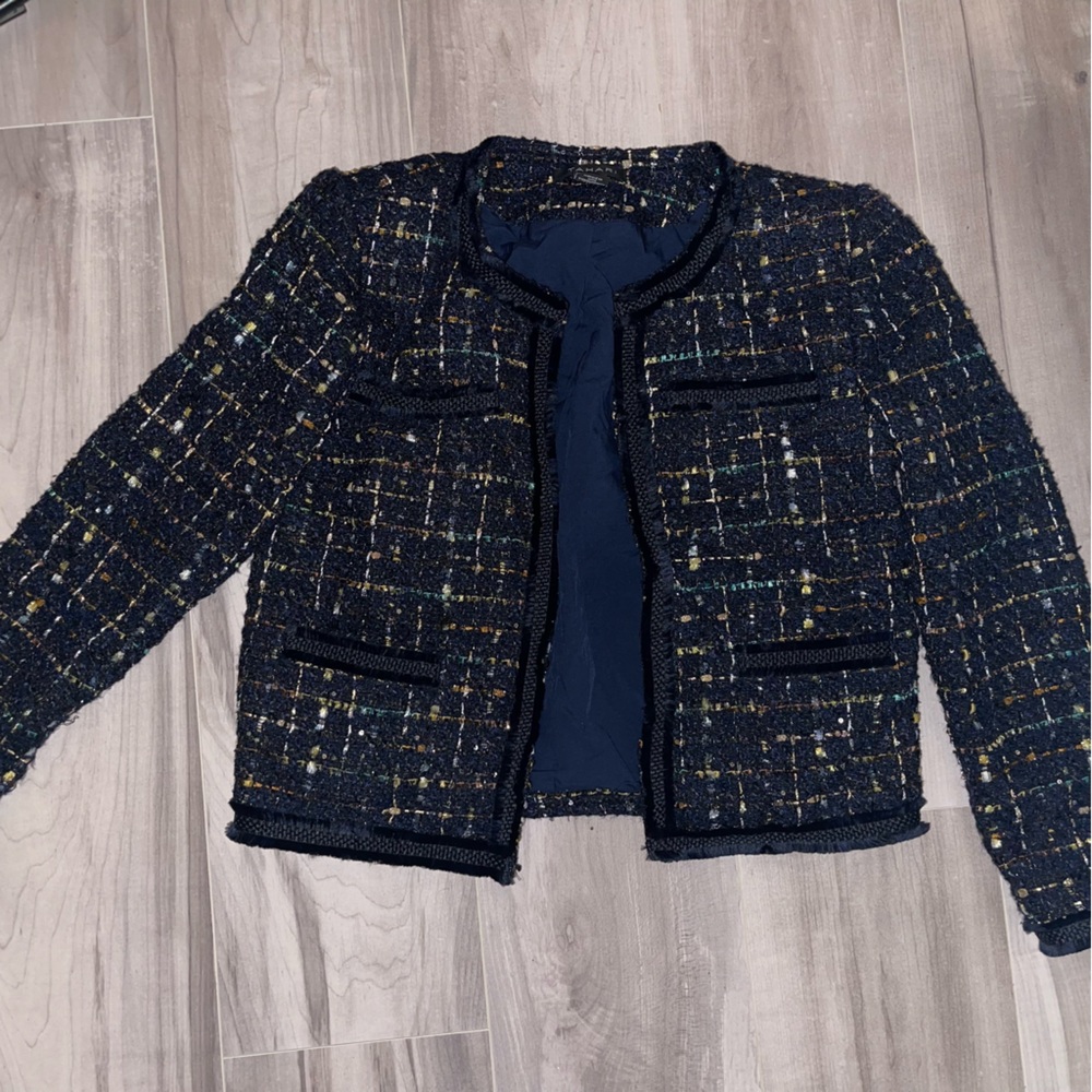 Tahari tweed blazer jacket